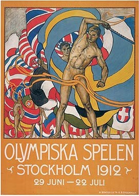 manifesto olimpiadi stoccolma 1912