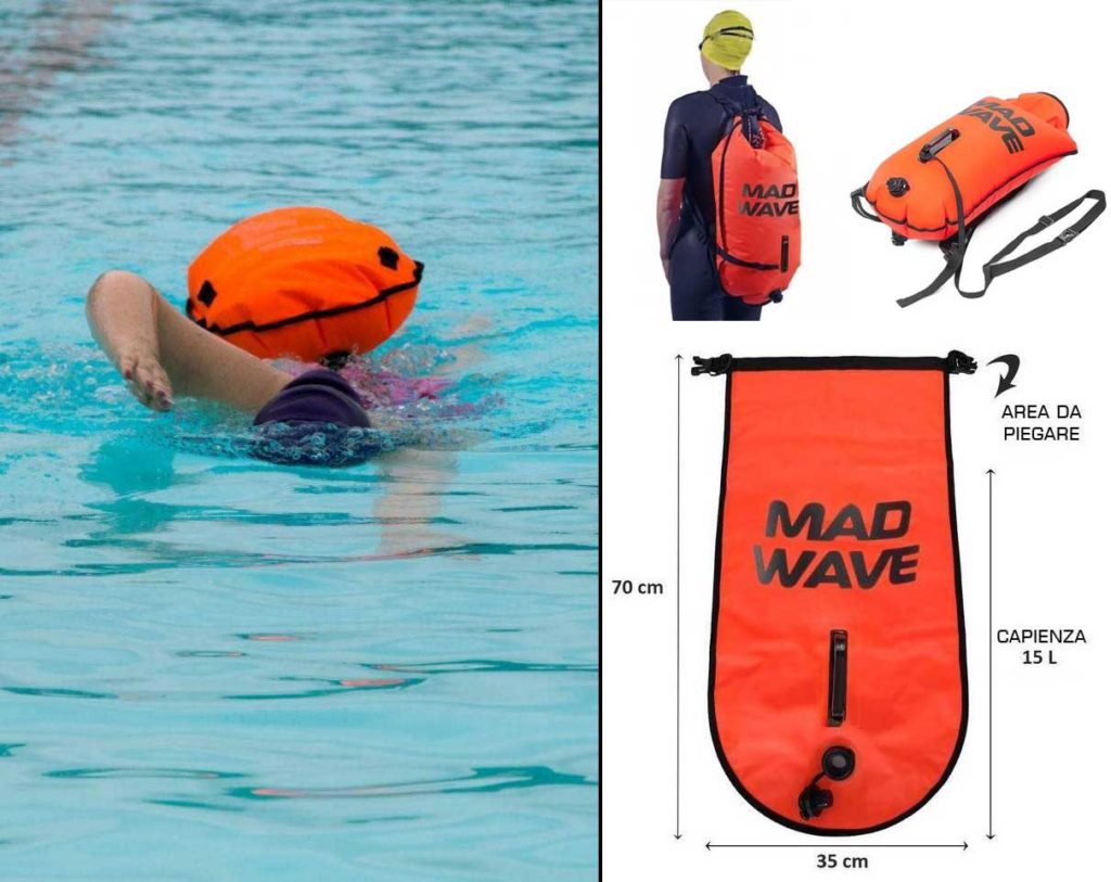 Surfisti Canottaggio Boa Bambini Nuoto 28L Boa Nuoto con Tasca per Cellulare CJBIN Boa Nuoto Acque Libere Arancione Triatleti Open Water Nuoto per Kayaker 