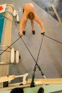 elastici Rana allenamento a secco swimmershop NZMFG Strechcordz breastroke machine