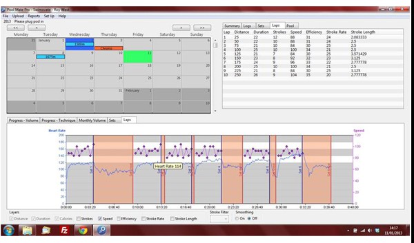 PoolMateHR cardiofrequenzimetro swimovate pool mate swimmershop software squadre nuoto