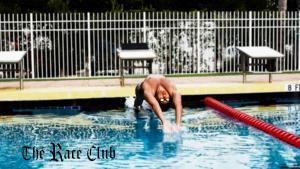 Partenza dorso nuoto gara