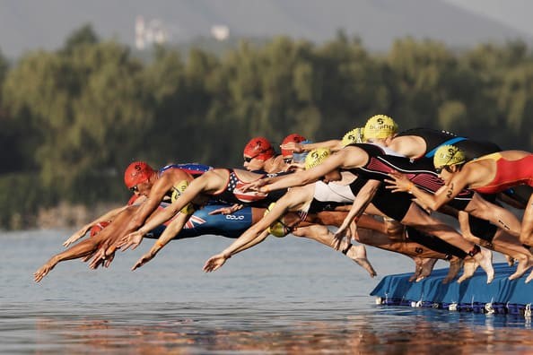 allenamento triathlon vasca coperta