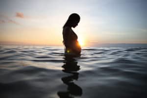 nuotare incinta