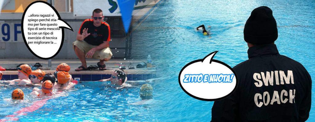 tecnica del nuoto allenatore nuoto buffo