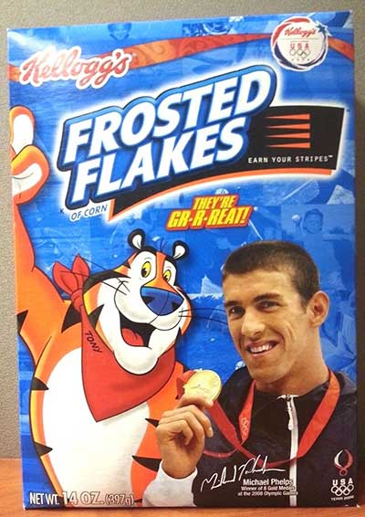 confezione cereali phelps