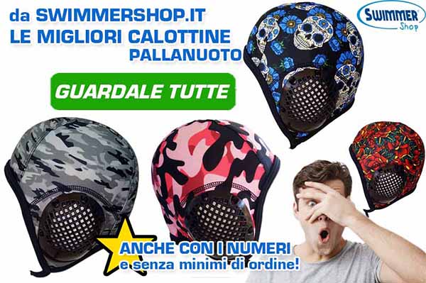 cuffie pallanuoto personalizzate