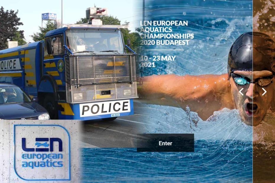 irruzione polizia lega europea nuoto