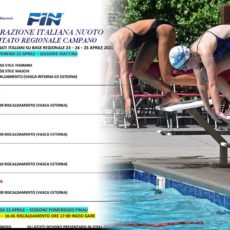 Partono Oggi i Campionati Nuoto di Categoria Regionali in Campania