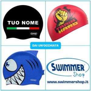 cuffie nuoto anche personalizzate