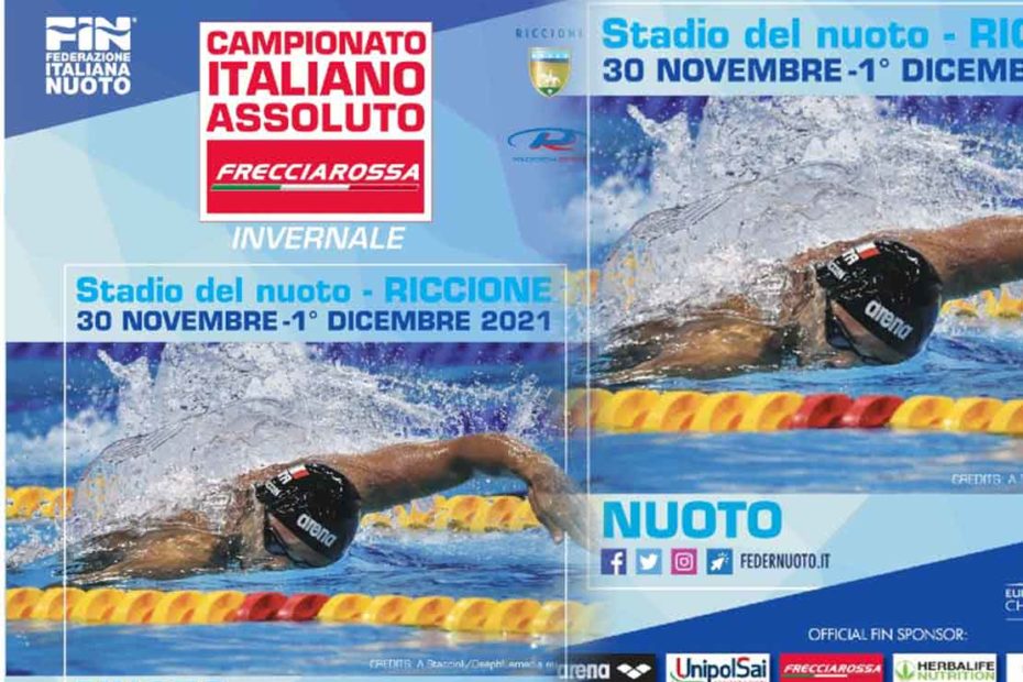 Campionati Italiani Assoluti Invernali di Nuoto: Pellegrini tra gli iscritti