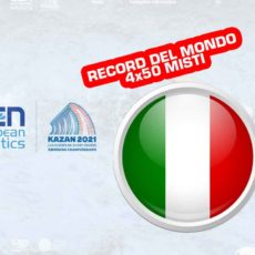 Record del Mondo per l'Italia nella Staffetta 4x50 Mista