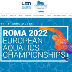 Il Sito degli Europei di Nuoto 2022 di Roma. Dategli un'occhiata.