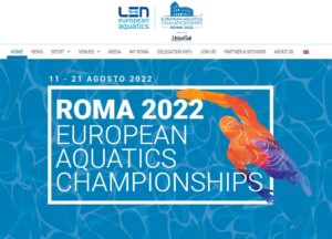 Il Sito degli Europei di Nuoto 2022 di Roma. Dategli un’occhiata.