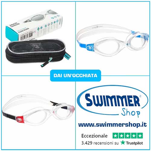 occhialini allenamento nuoto