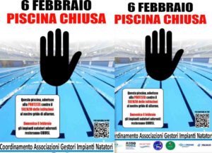 Sciopero delle Piscine, Domenica 6 Febbraio non si nuota