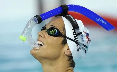 Dara Torres snorkel frontale dara torres