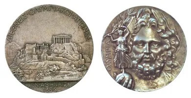 medaglia giochi olimpici atene 1896 medaglia giochi olimpici atene 1896