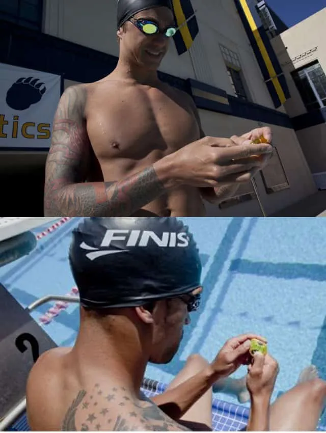 Anthony Ervin Utilizzo Tempo trainer PRO nuotatori allenamento nuoto FINIS swimmershop Anthony Ervin Utilizzo Tempo trainer PRO nuotatori allenamento nuoto FINIS swimmershop