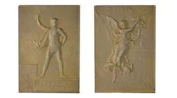 medaglia oro olimpiadi parigi 1900