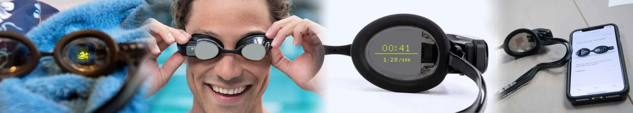 Occhialini con cronometro integrato activity tracker