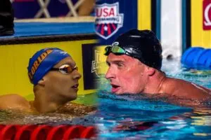 Ryan Lochte va fortissimo, anche Caleb Dressel non scherza.