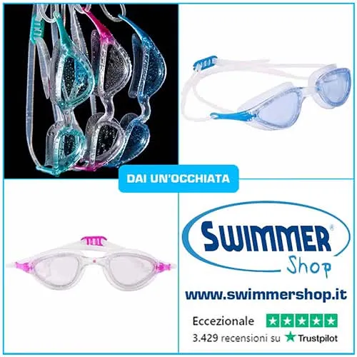 migliori occhialini nuoto libero allenamento